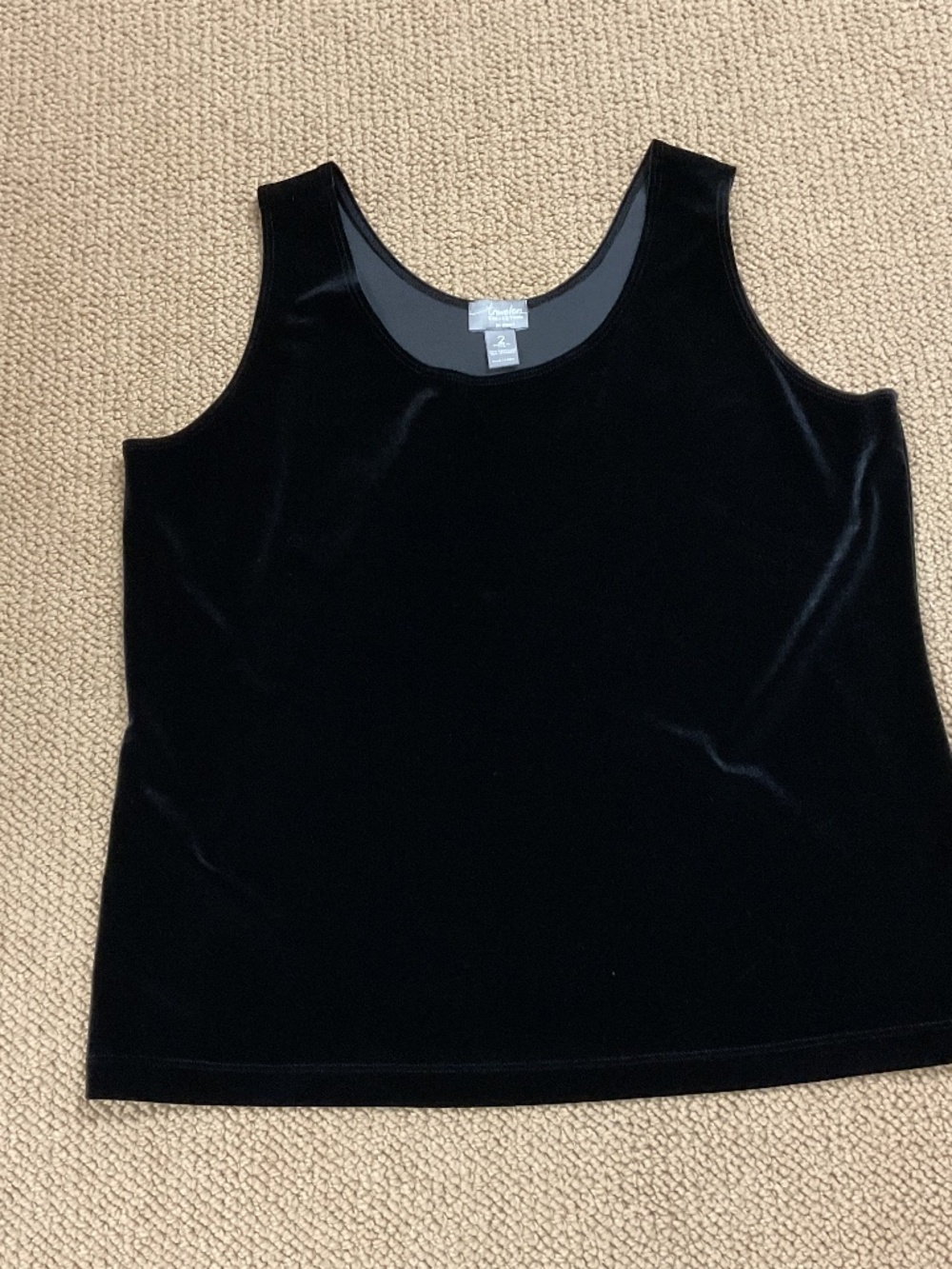 Chico’s velvet top size 2